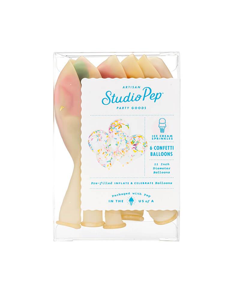 Studio Pep Ice-Cream-Sprinkles-Confetti-Balloons-Set of 6