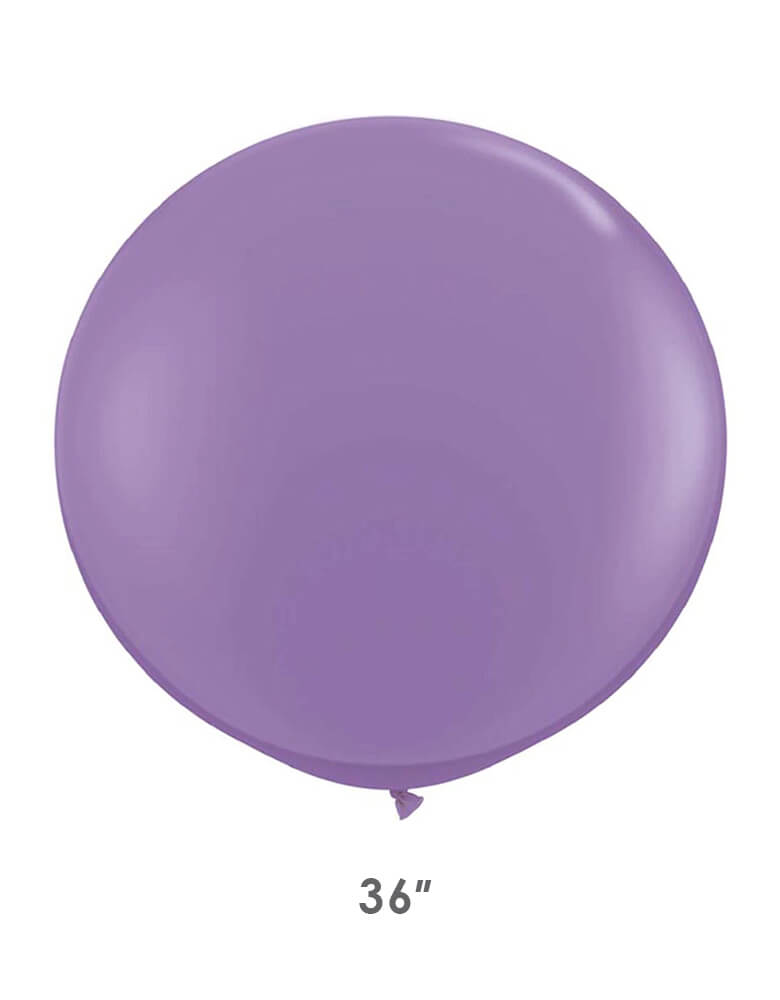 Qualatex Balloons - Jumbo Round 36" Spring Lilac Latex Balloon