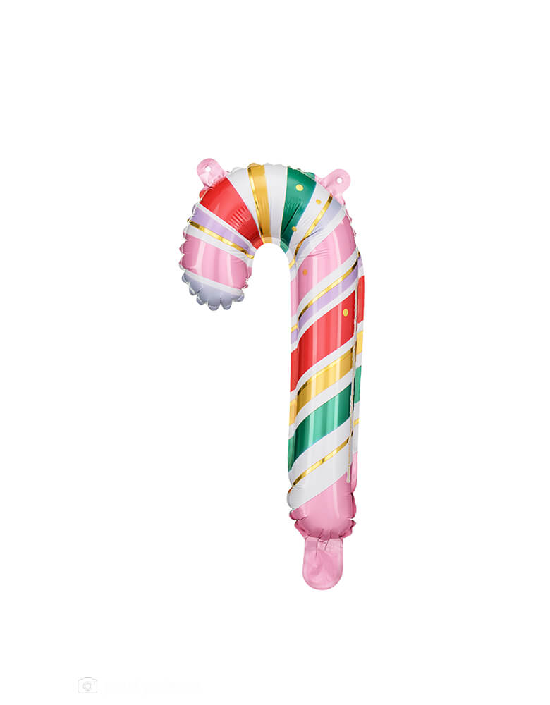 Junior Candy Cane Foil Mylar Balloon Set (Set of 5)