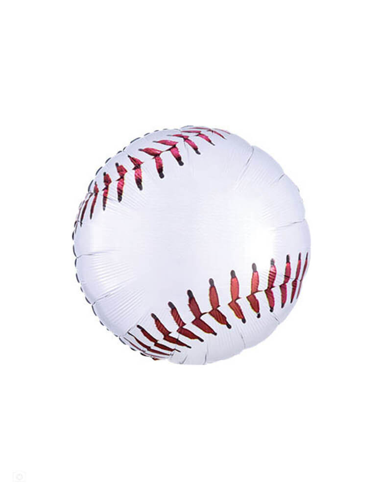 Momo Party's 18" Junior Championship Baseball Foil Balloon by Anagram Balloons, perfect to set a scene for a baseball themed party.