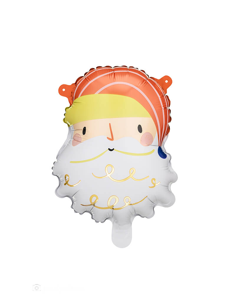 Junior Santa Foil Mylar Balloon Set (Set of 5)
