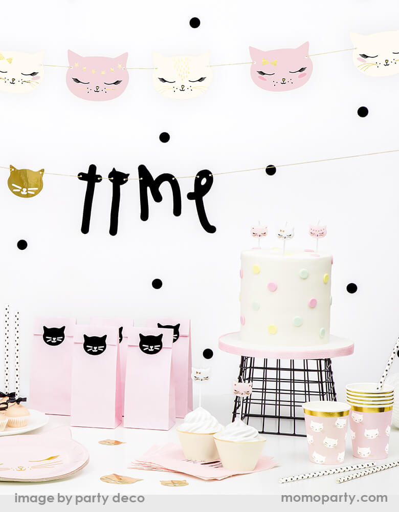 Kitty Cat Birthday Candles (Set of 6)
