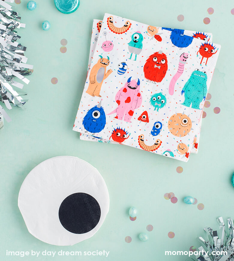 Little Monsters Eyeball Small Napkins (Set of 16)