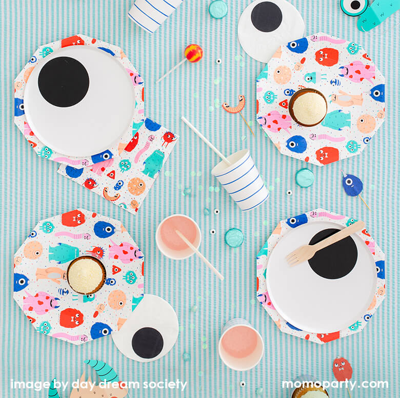 Little Monsters Eyeball Small Napkins (Set of 16)