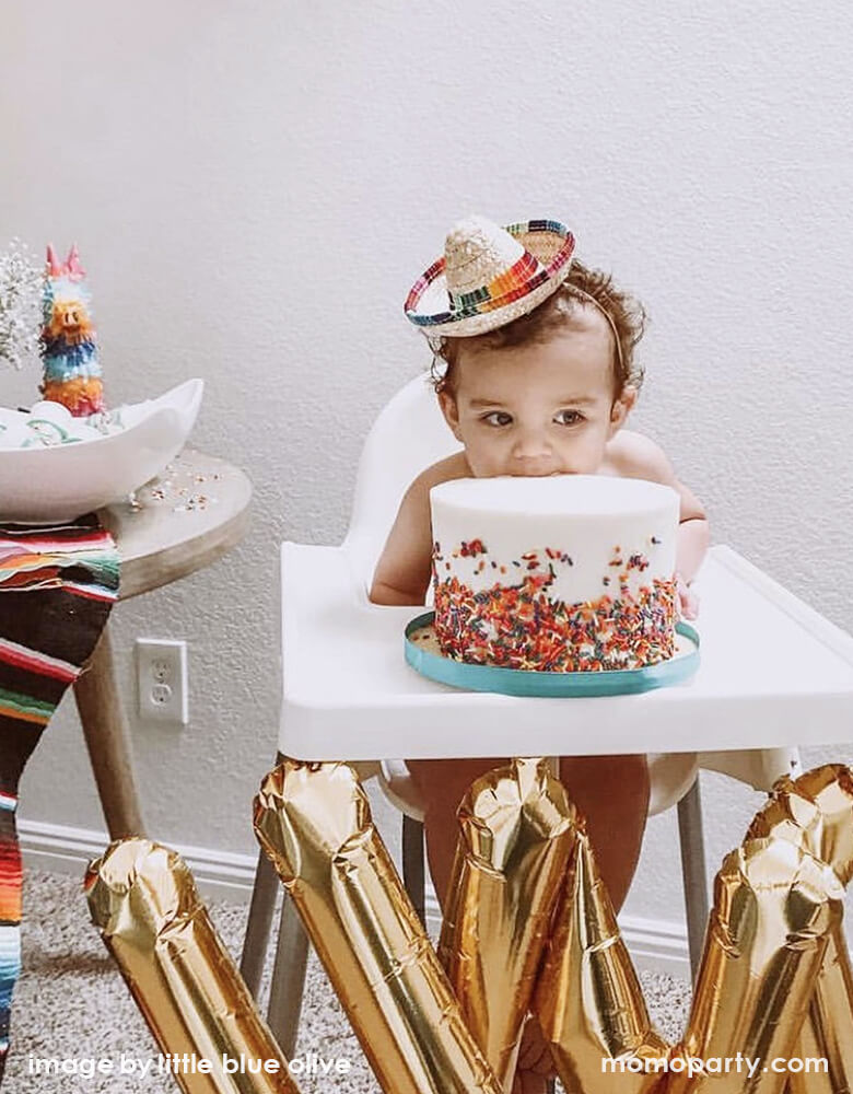 First Fiesta Mini Straw Sombrero