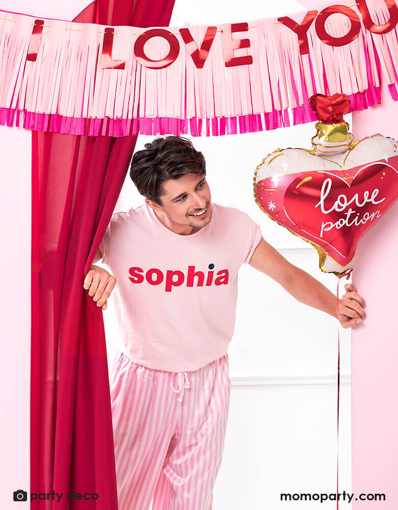 Love Potion Heart Shaped Foil Balloon