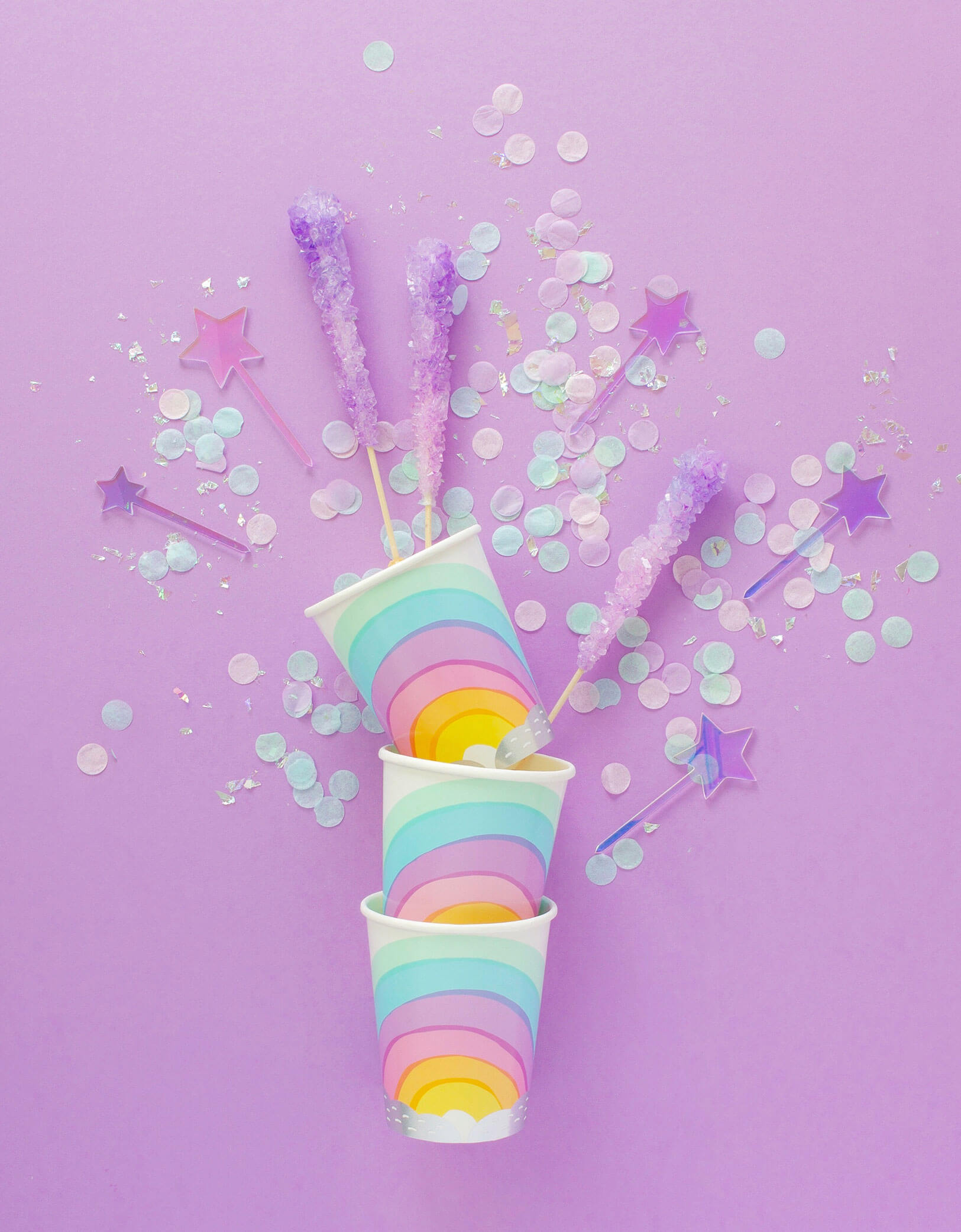 Over The Rainbow Cups (Set of 8)