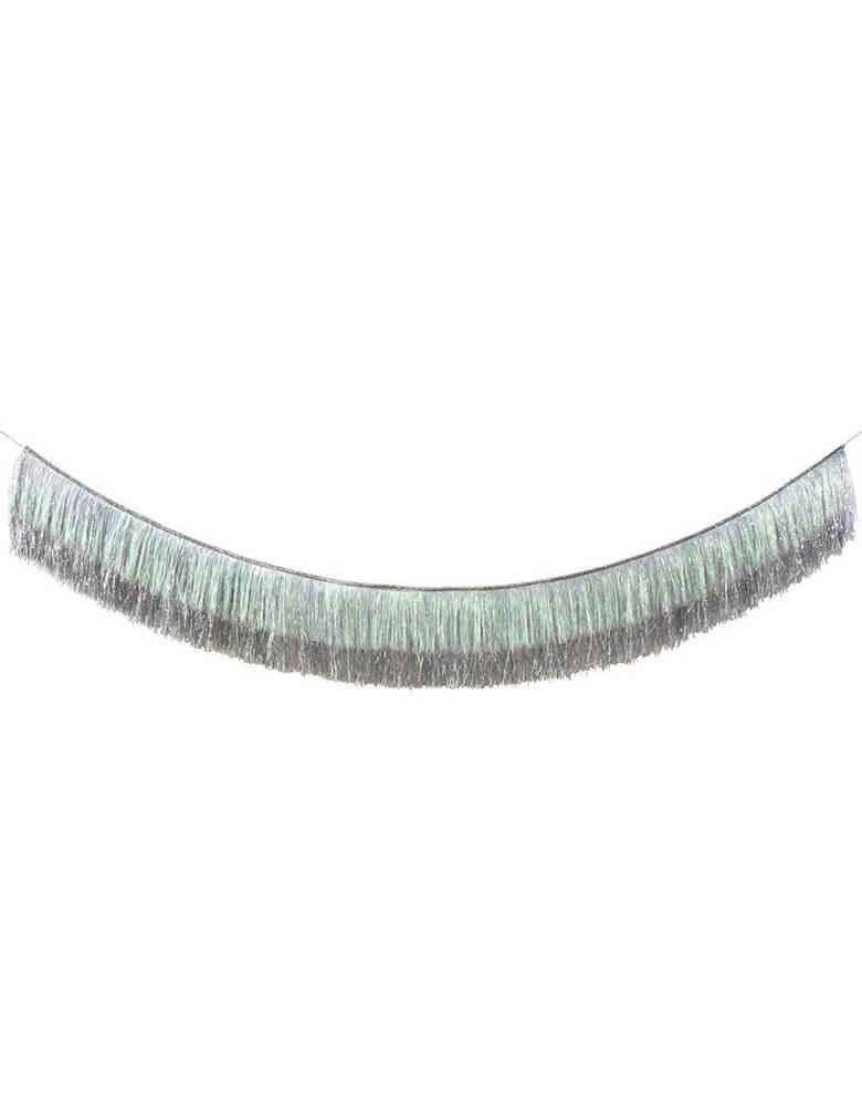 Meri-Meri-6 feet-Silver-Tinsel-Fringe-Garland