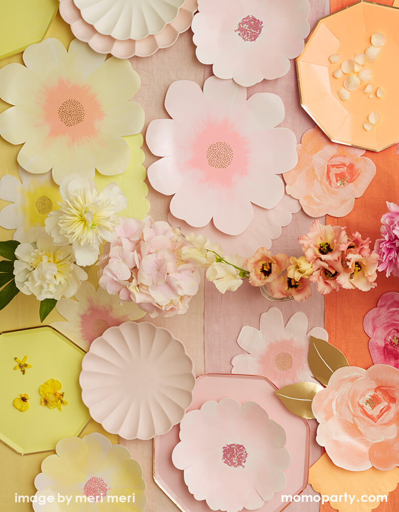 Flower Garden Small Plates (Set of 8)