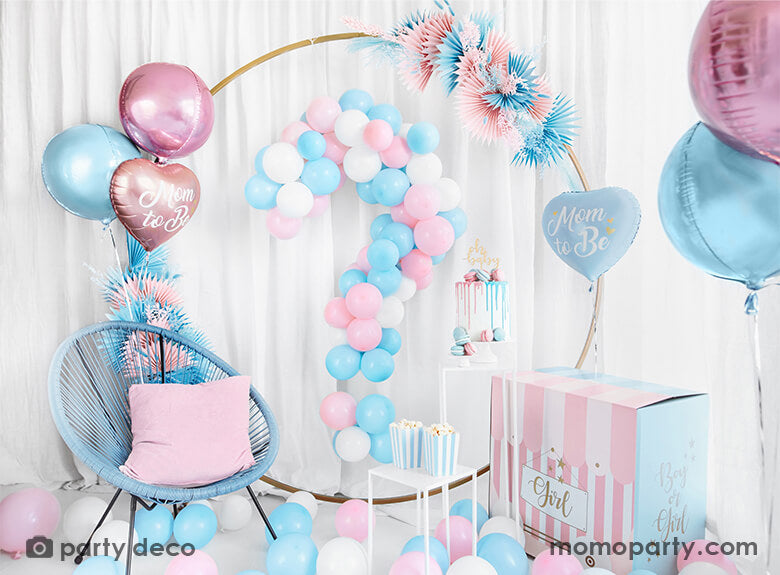 Mom To Be Pink Heart Shaped Foil Balloon