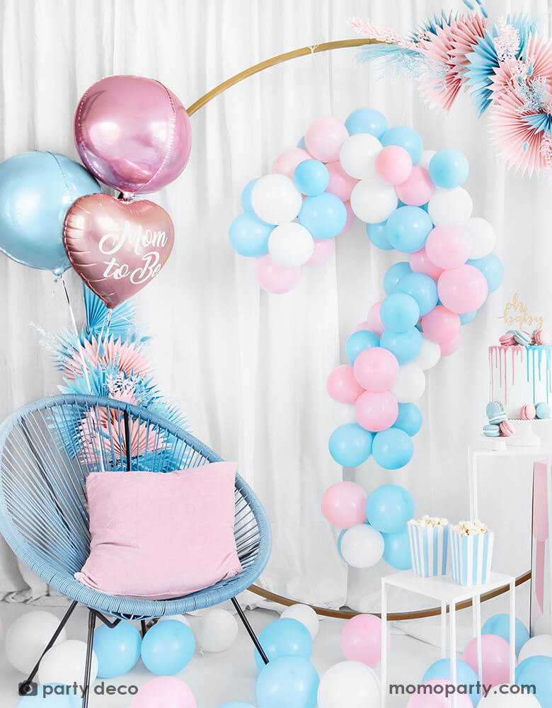 Mom To Be Pink Heart Shaped Foil Balloon