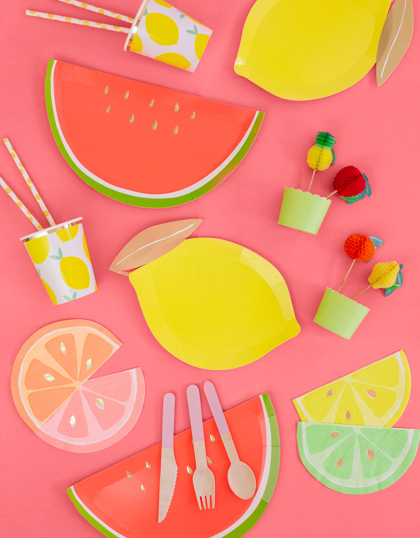 Party-ware inspiration for Fruit themed birthday
