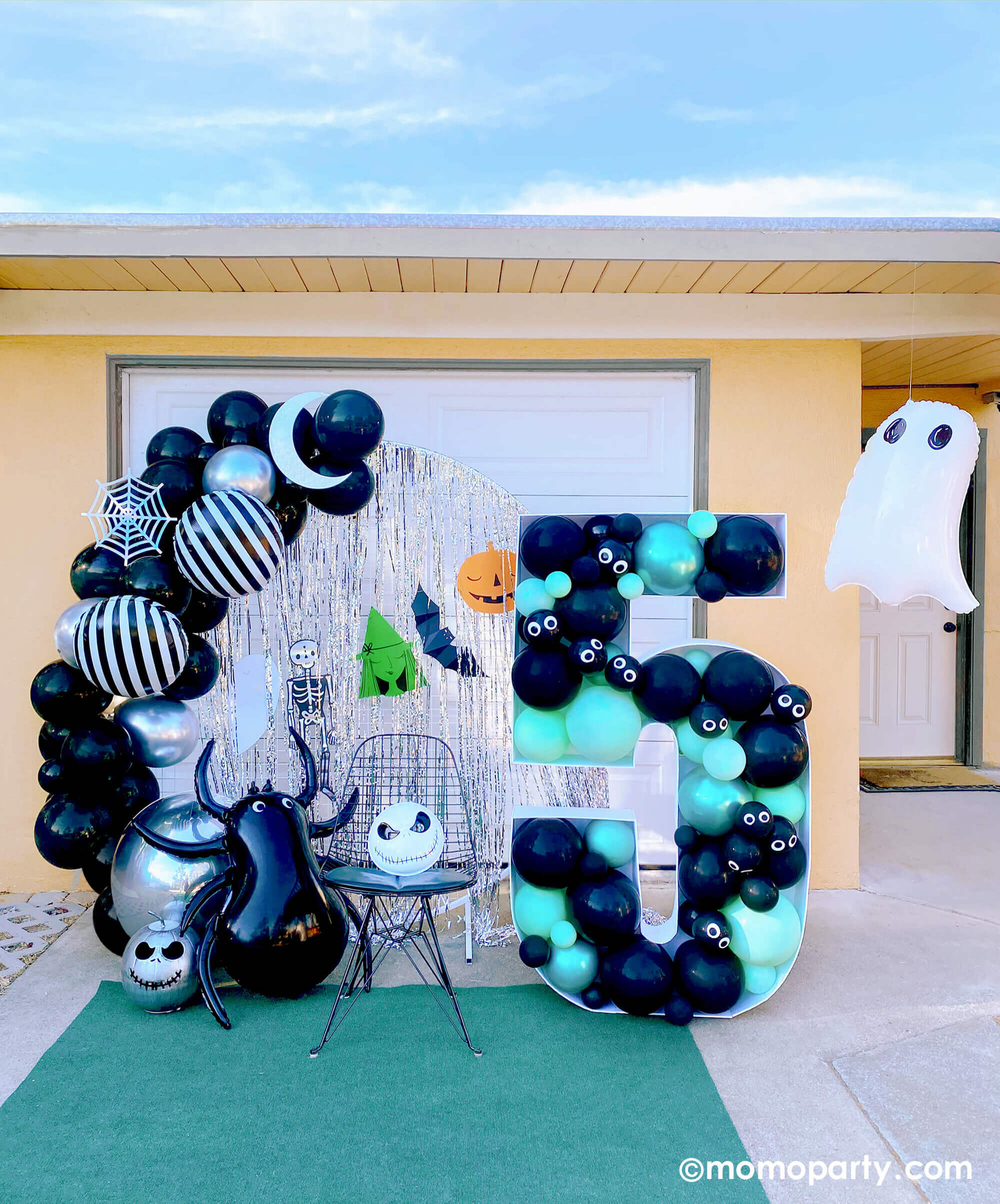 Halloween Ghost Foil Mylar Balloon