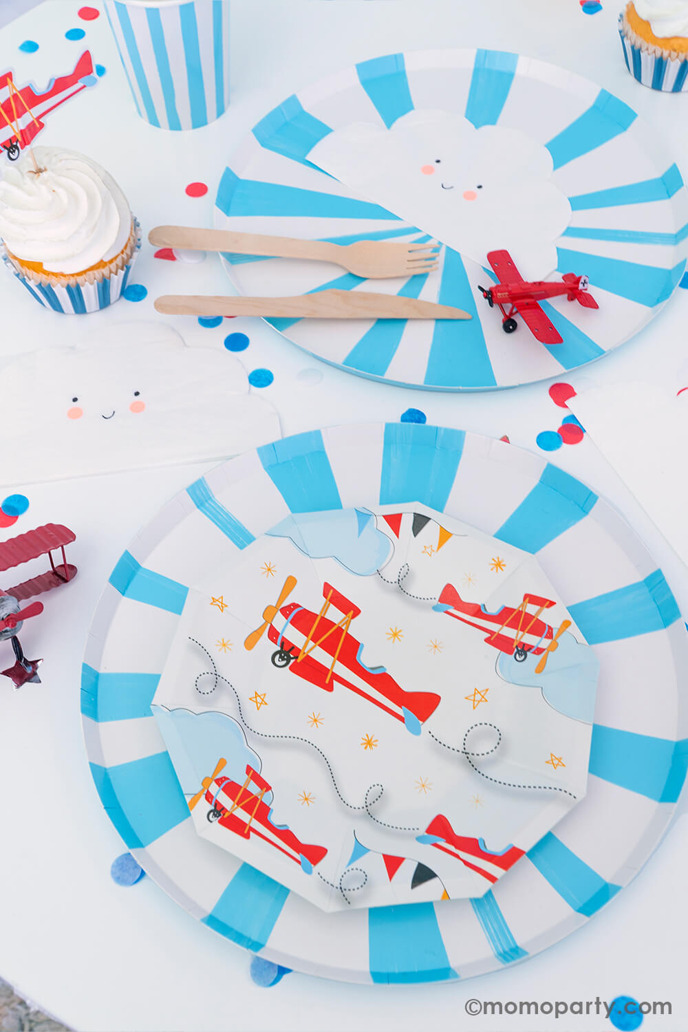 Airplane Small Plates (Set of 8)