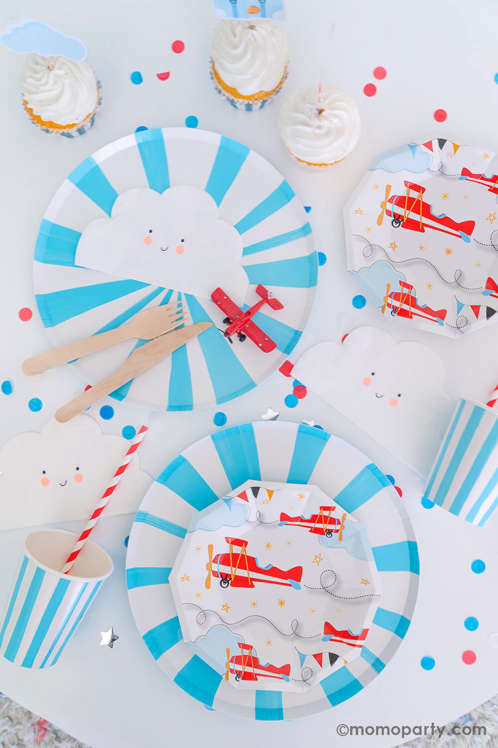 Airplane Small Plates (Set of 8)