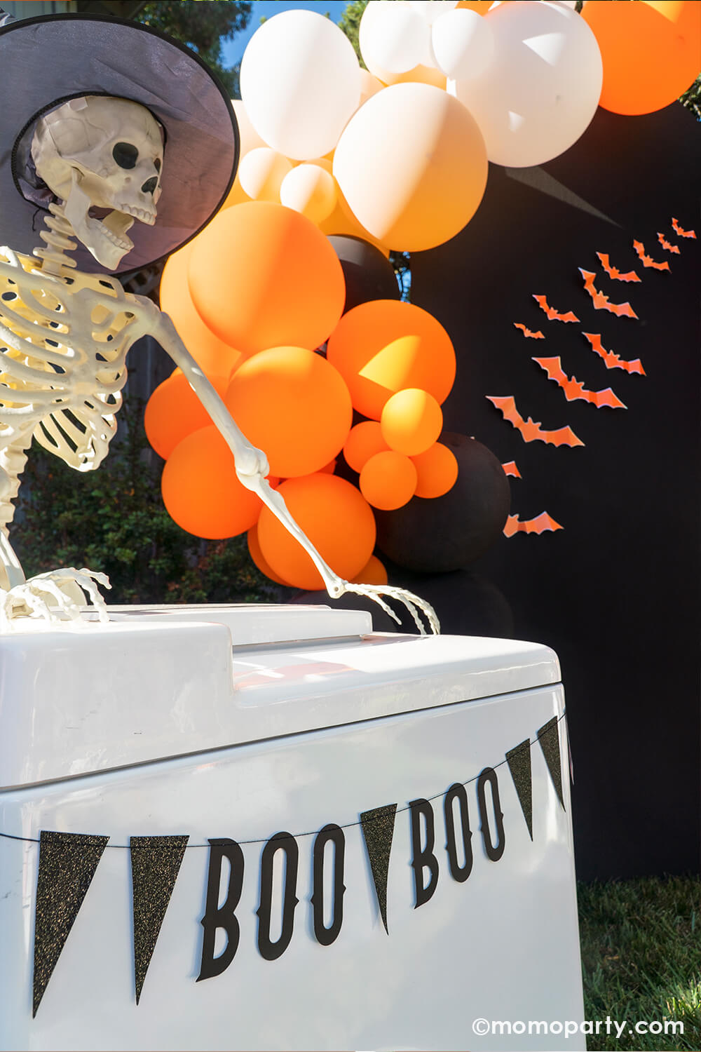 Vintage Halloween Boo With Stars Banner Set