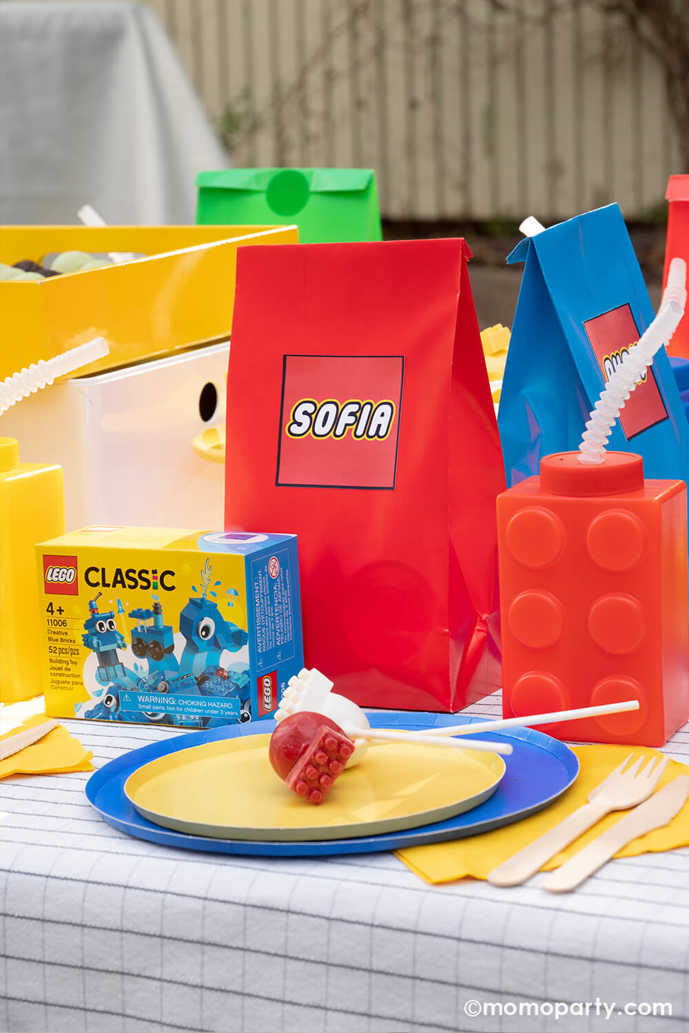 Brick Block Party Sippers (Set of 4)