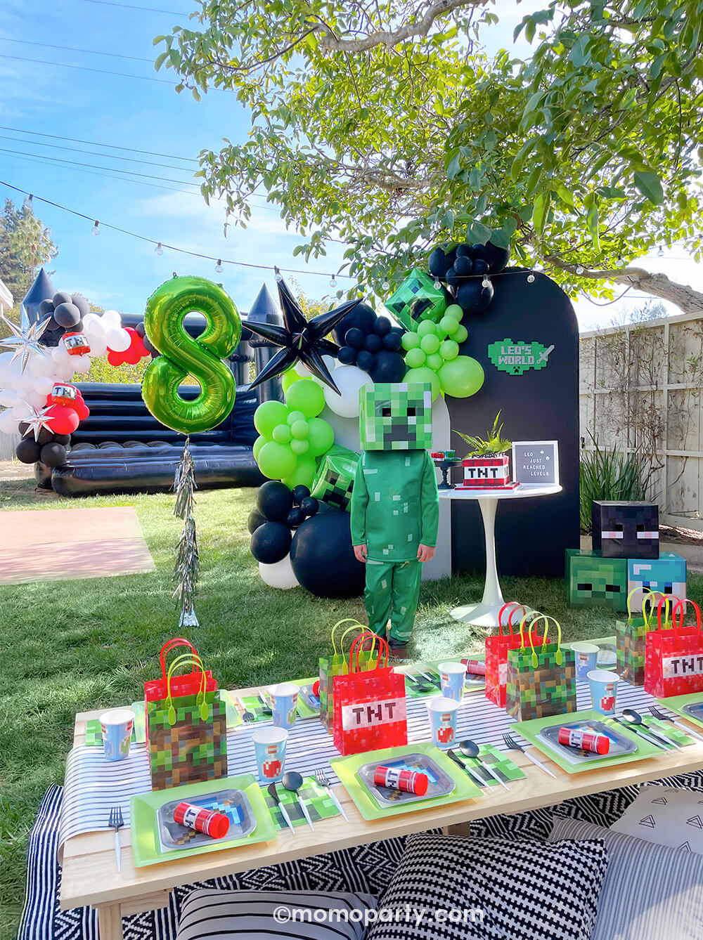 Minecraft Themed Balloon Cloud Kit