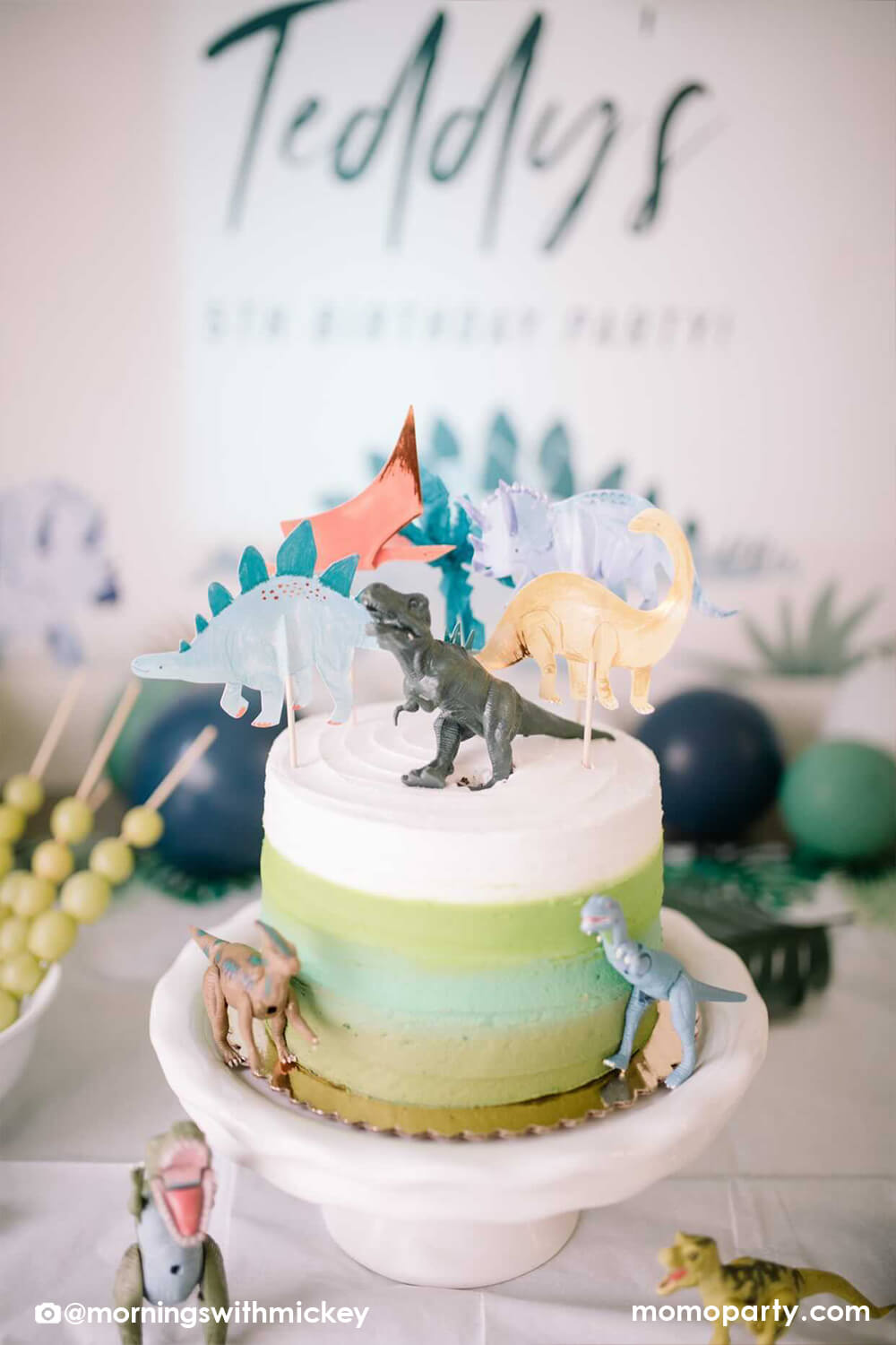 Dinosaur Kingdom Cake Toppers (Set of 6)