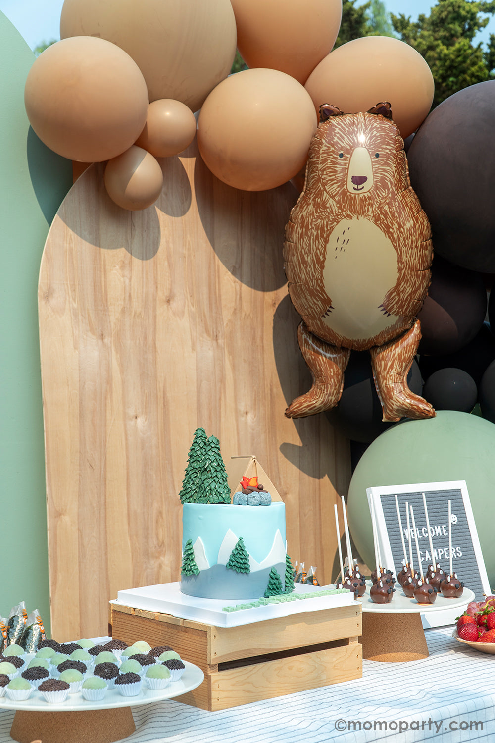 Jumbo Round 36" Brown Latex Balloon