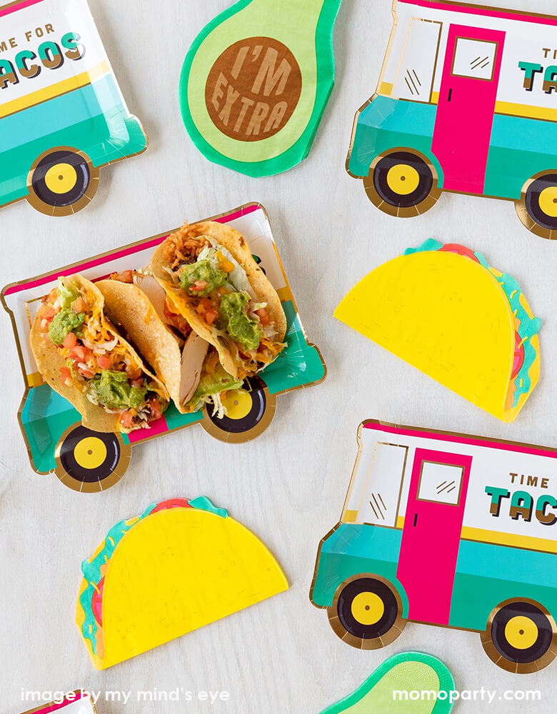 Taco Shaped Napkins (Set of 25)
