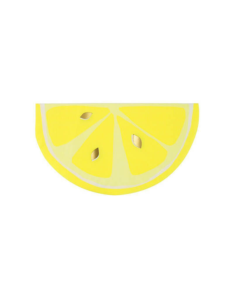 Meri Meri_Neon Citrus Lemon Party Napkins