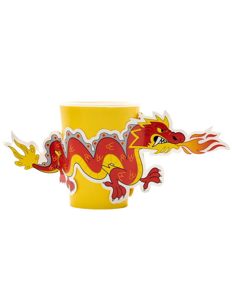 Ninja Cups with Dragon Sleeves (Set of 8)