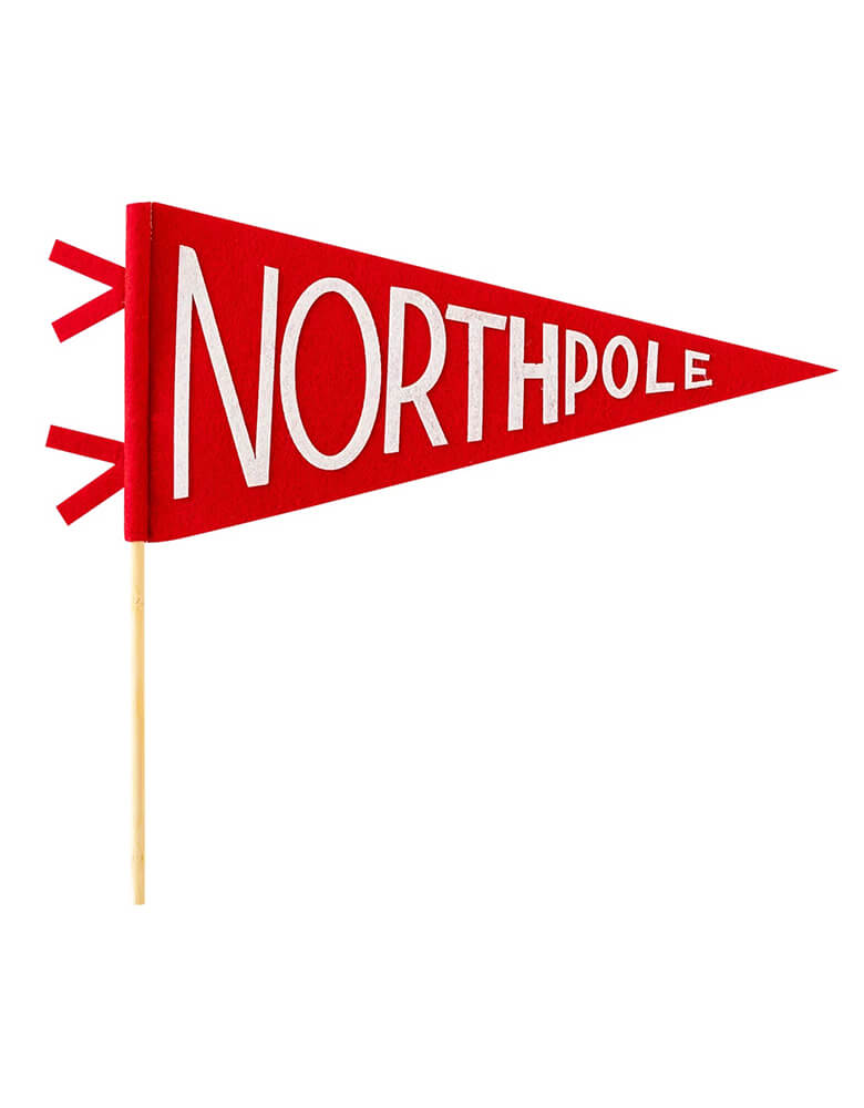 Believe North Pole Felt Pennant