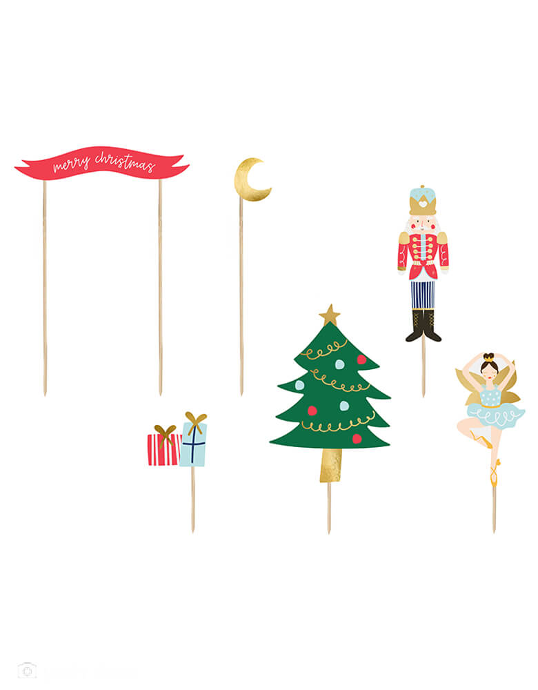 Party Deco - Nutcracker Cake Toppers