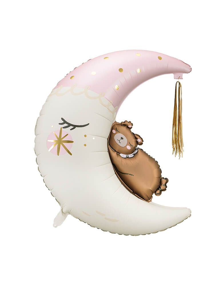 Bear on the Moon Foil Balloon