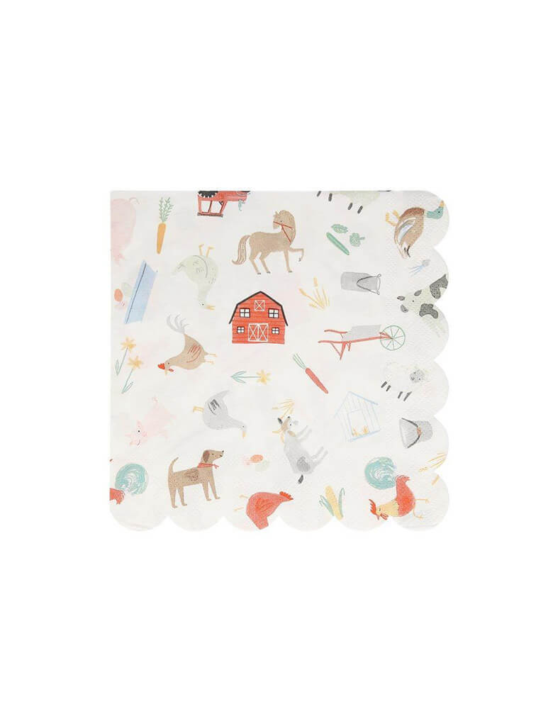 On The Farm Large Napkins (Set of 20)