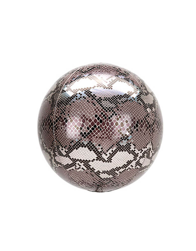 Anagram 16" Orbz Animalz Snake Print Foil Balloon