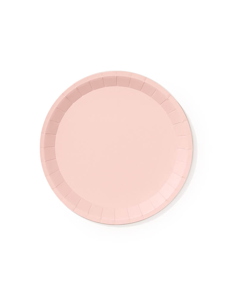 Pale Pink Small Plates by Coterie. Pack of 10. These round plates come in soft light pink colors. These Morden and high quality party tableware at party online store, party boutique online store, party supplies at momoparty.com