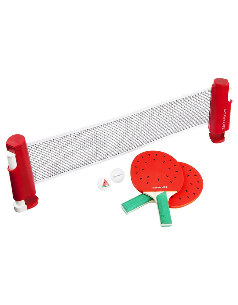 Sunnylife Watermelon Ping Pong Play On Set for Summer sport activity 