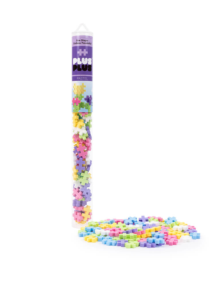 Plus-Plus Pastel Mix Tube kids Easter Basket Ideas