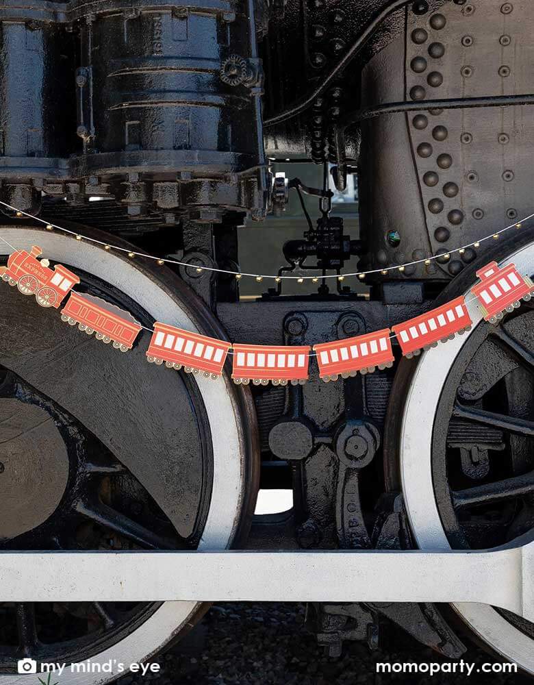 North Pole Express Train & Bell Banner Set