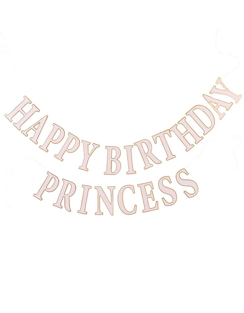 Princess Happy Birthday Banner