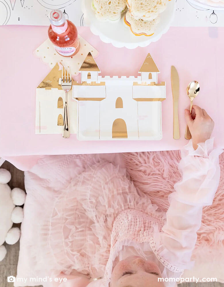 Princess Castle Shaped Guest Napkins (Set of 18)