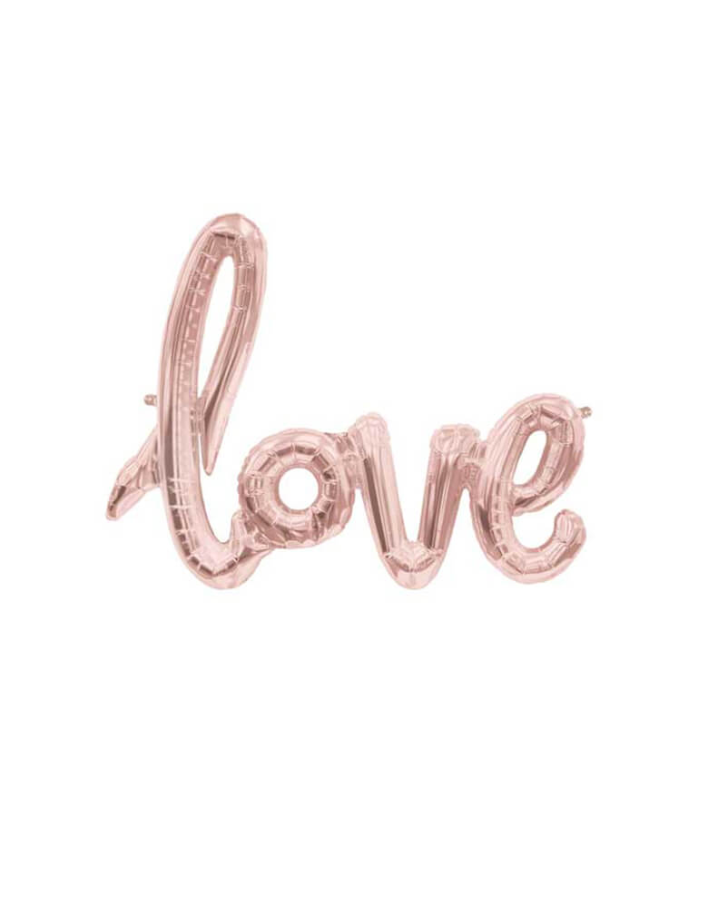 Northstar 30"x 23" Rose Gold Love Script Foil Balloon