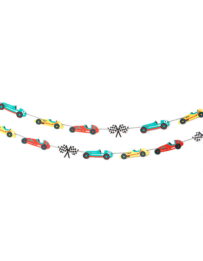 Merrilulu Race Car Garland Set