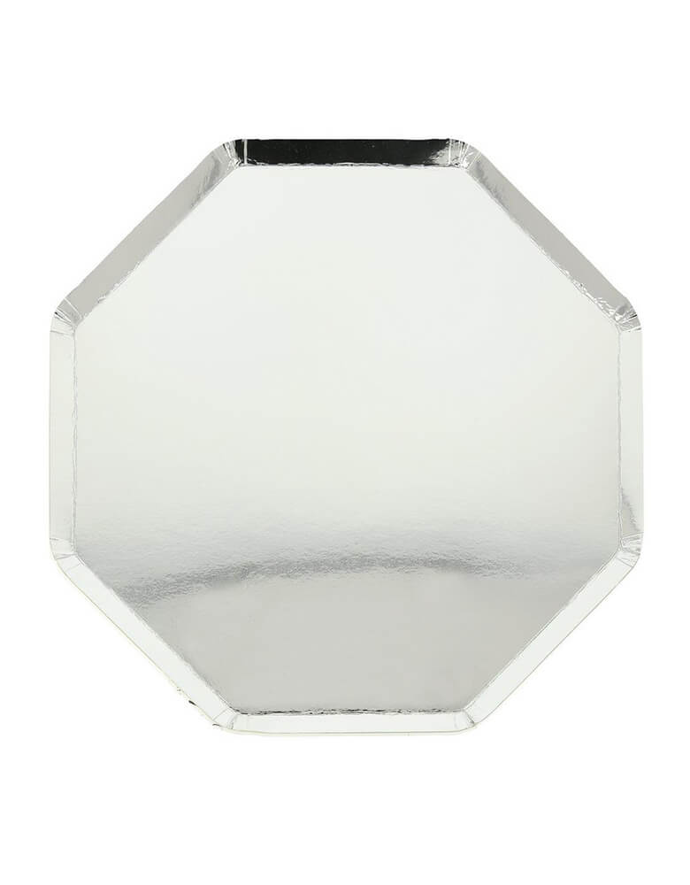 Meri Meri 10.25" Silver Large Dinner Plates