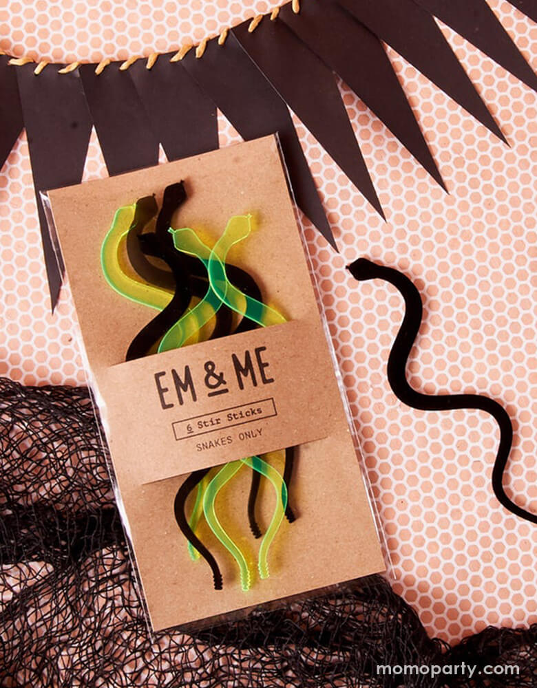 Snake Stir Sticks - Variety Pack (Set of 6)