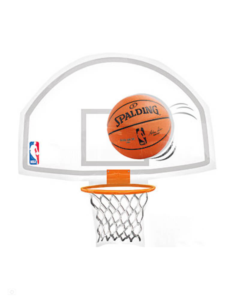 Momo Party 26" Spalding NBA Basketball Backboard Foil Balloon by Anagram Balloons