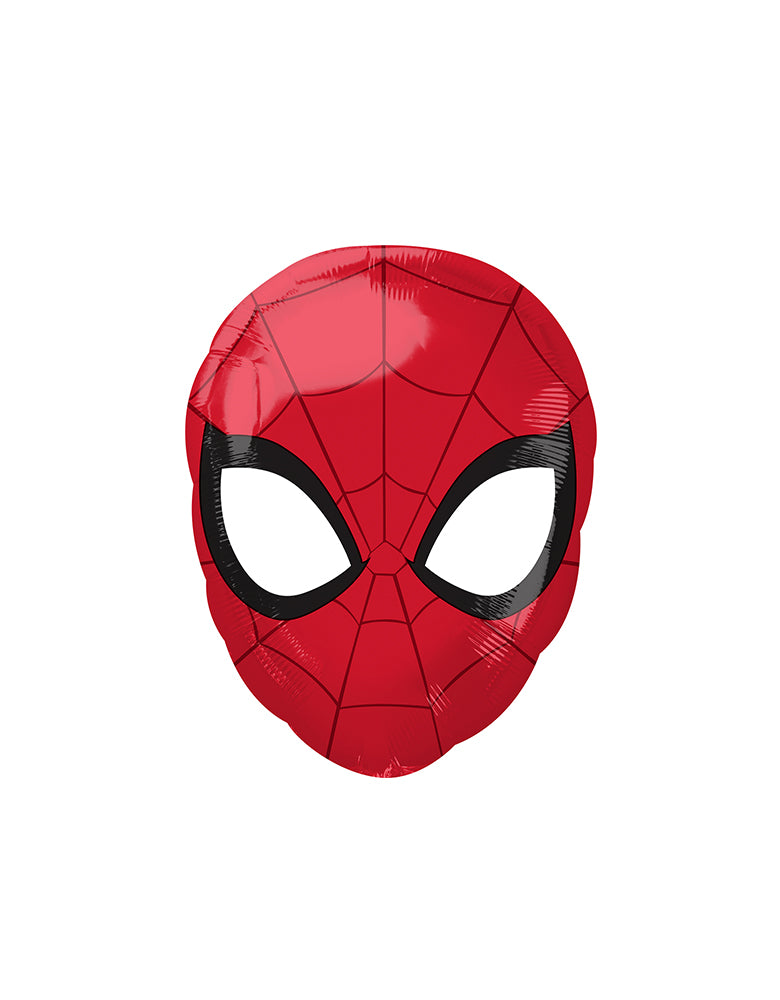 lAnagram Balloons 34669 Spider-Man Animated Standard Shape XL foil balloon. Make the little one's superhero birthday party an action-packed time with this junior sized 17inch Marvel Spider-Man head foil balloon! 