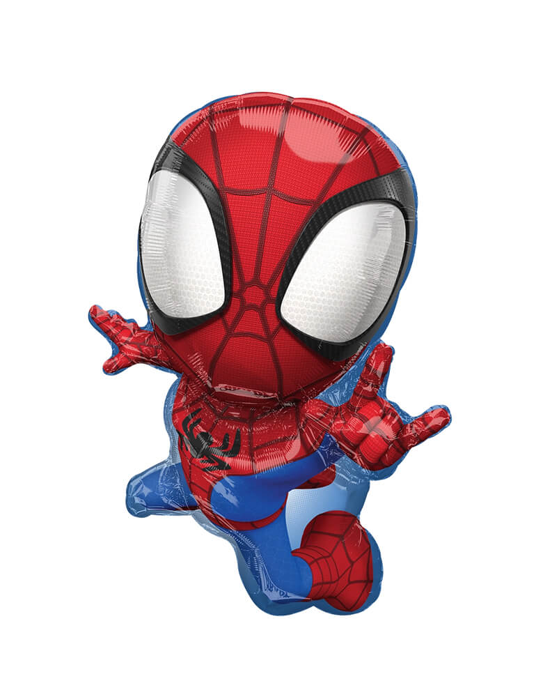 44278 Spidey & His Amazing Friends Foil Balloon by Anagram Balloons. This 29 inches Marvel Spidey and Amazing Friends foil balloon is perfect for a superhero themed party.