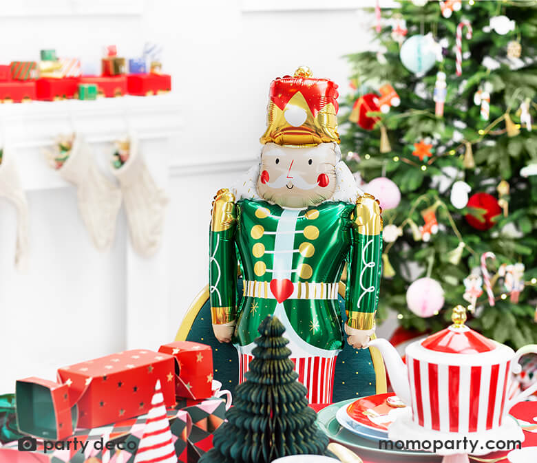 Standing Nutcracker Foil Balloon