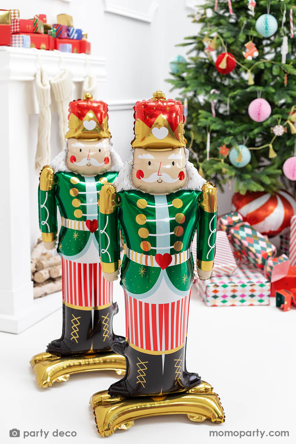 Standing Nutcracker Foil Balloon