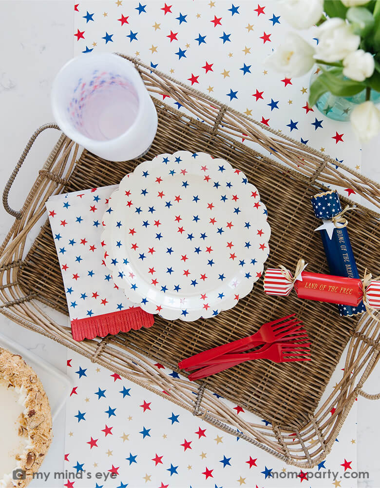 Multi Stars Paper Table Runner