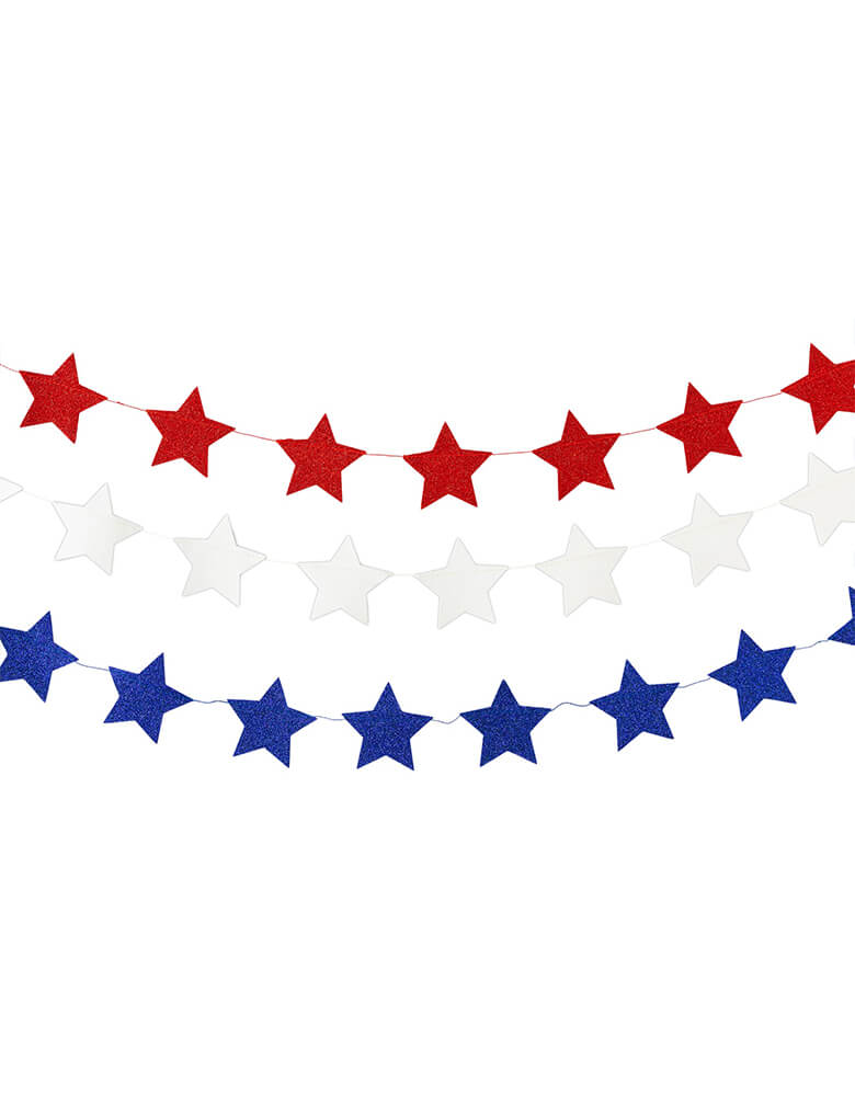 Stars and Stripes Star Mini Banner