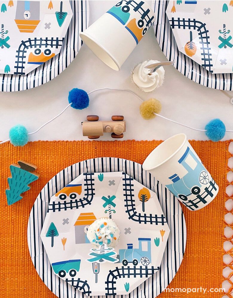 Steam Train Small Plates (Set of 8)